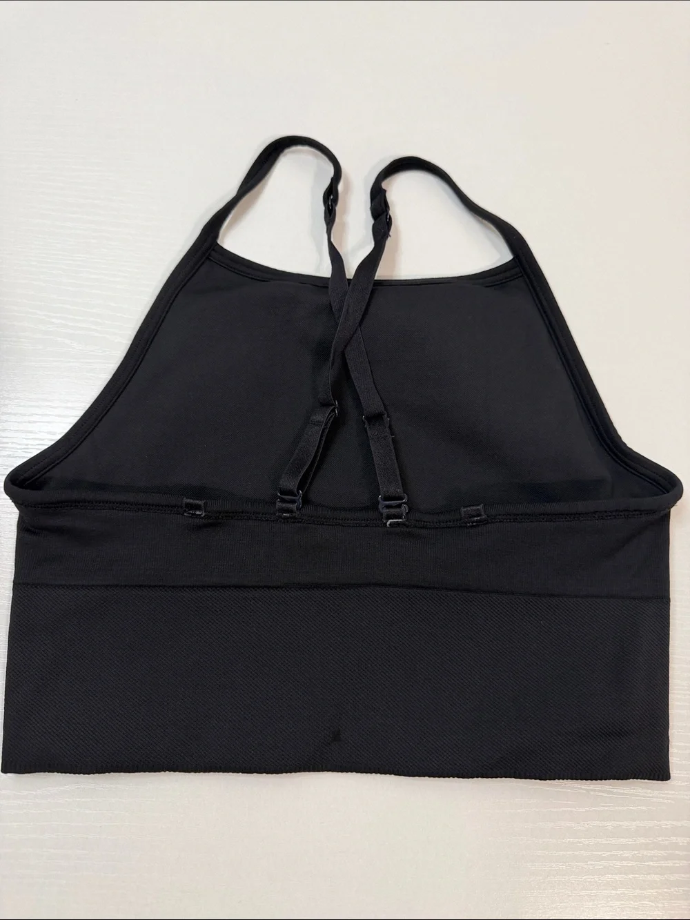 Lululemon Ebb To Street Bra Long Line - Black - Yoga High Neck A/B Cup